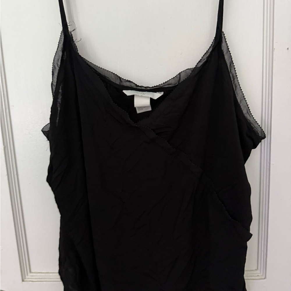 H&M Elegant Black Camisole